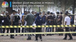 Granat Asap Meledak di Monas, Dua Orang Jadi Korban