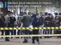 Granat Asap Meledak di Monas, Dua Orang Jadi Korban