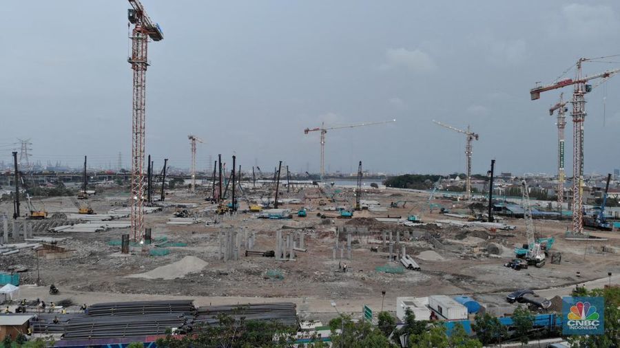 Pembangunan stadion ini ditargetkan rampung pada 2021.