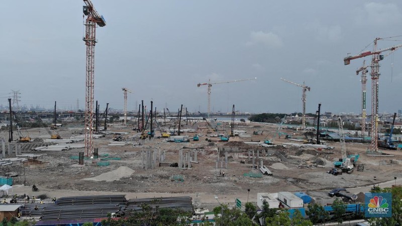Pembangunan stadion ini ditargetkan rampung pada 2021.