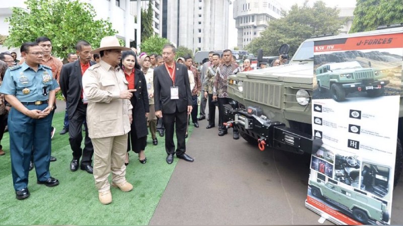 Pameran tersebut bertujuan untuk membangun kepercayaan bahwa industri pertahanan dan keamanan dalam negeri memiliki kemampuan.