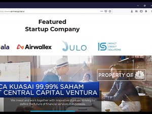 BCA Suntik Modal ke Central Capital Ventura Rp 200 Miliar