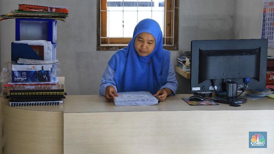 Perpustakaan itu dimiliki Yayasan Mitra Netra Jakarta