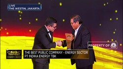 Indika Energy, Pemenang The Best Public Company Energy Sector