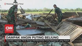 VIDEO: Puluhan Rumah & Kios Rusak Akibat Puting Beliung