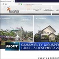 Suspensi Saham ELTY Dibuka oleh BEI