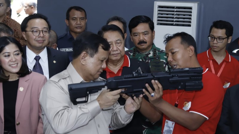 Pameran tersebut bertujuan untuk membangun kepercayaan bahwa industri pertahanan dan keamanan dalam negeri memiliki kemampuan.