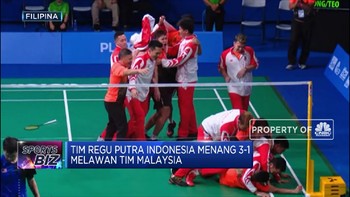 Horeee...Tim Badminton Putra Panen Emas