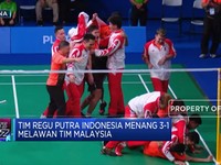 Horeee...Tim Badminton Putra Panen Emas