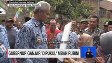 VIDEO: Gubernur Ganjar Pranowo 'Dipukul' Mbah Rubini