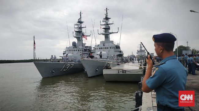 TNI AL Kirim 2 Kapal Perang Patroli di Selat Malaka
