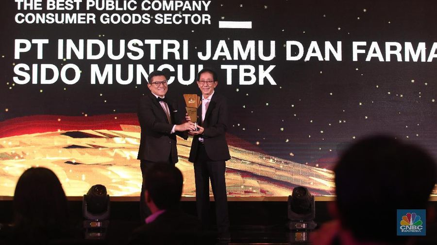 Sido Muncul meraih penghargaan pada CNBC Indonesia Award 2019 untuk kategori The Best Public Company Consumer Goods Sector.