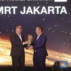 Jawara Transportasi, MRT Jakarta Raih CNBC Indonesia Awards