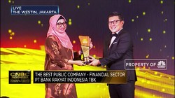 BRI, Pemenang The Best Public Company: Financial Sector