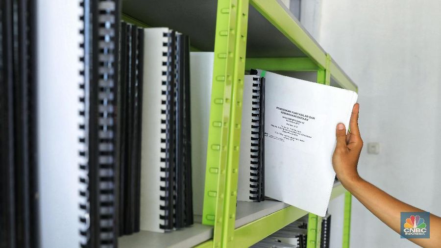 Perpustakaan itu dimiliki Yayasan Mitra Netra Jakarta