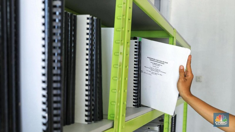 Perpustakaan itu dimiliki Yayasan Mitra Netra Jakarta