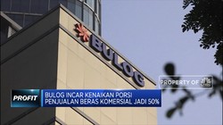 Porsi Penjualan Beras Komersial Bulog jadi 50% pada 2020