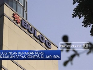 Porsi Penjualan Beras Komersial Bulog jadi 50% pada 2020