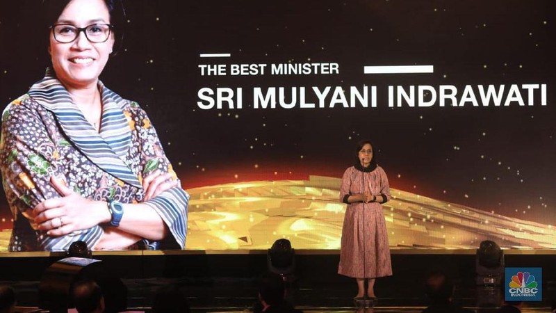 CNBC Indonesia Award 2019 menobatkan Sri Mulyani Indrawati sebagai The Best Minister.