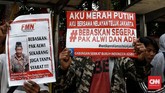Dalam hak jawabnya, pengembang Pulau C PT KapukNaga Indah menyebutkan bahwa PT KapukNaga Indah selaku pengembang tidak pernah melaporkan Muhamad Alwi, karena berdasarkan informasi pelaporan dilakukan oleh PT Kukuh Mandiri Lestari. (CNN Indonesia/Andry Novelino).