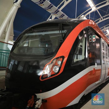 Top! LRT 'Made in Madiun' Tiba di Cibubur, Siap Uji Coba