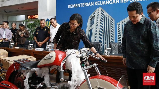 FOTO Harley Davidson Dirut Garuda Barang Langka