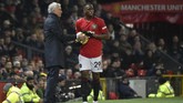 Pertandingan melawan di pekan ke-15 itu jadi kunjungan pertama Jose Mourinho ke Old Trafford usai dipecat manejemen Setan Merah pada Desember 2018. (AP Photo/Rui Vieira)