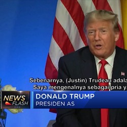 Eh...Eh...Tau Ngga Trump Jadi Topik Gibah Di NATO?