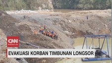 VIDEO: Evakuasi Korban Timbunan Longsor
