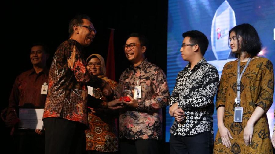 BNI Group memenangkan Kategori Pariwara Televisi pada acara Penganugerahan Pariwara Jasa Keuangan Terbaik 2019 di Jakarta, (Kamis, 5/12/2019). (Dok. BNI)
