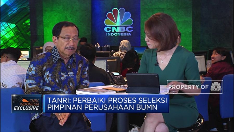 Simak penjelasan Menteri Negara Pendayagunaan BUMN periode 1998-1999 Tanri Abeng via channel box berikut atau channel Transvision 805.