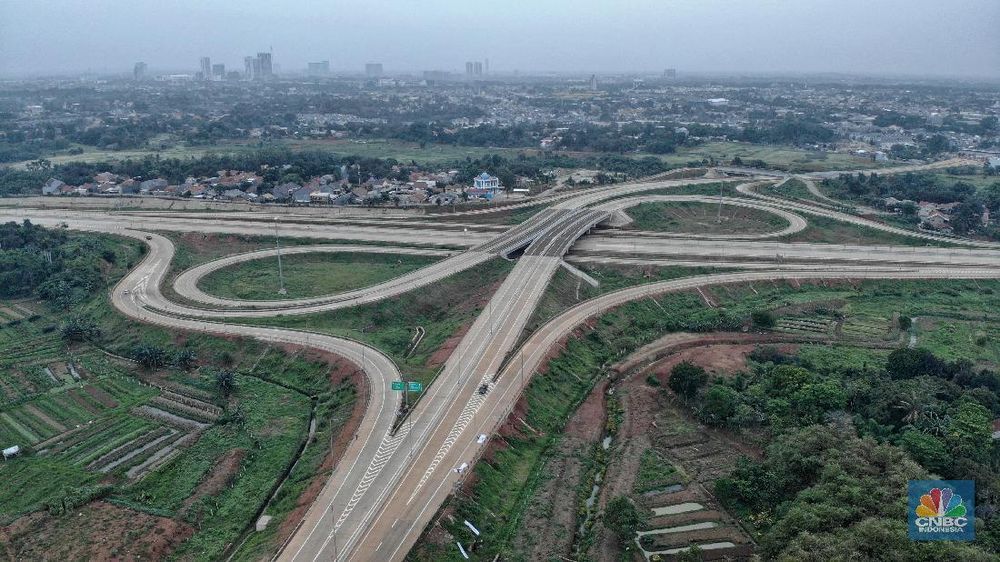 Ini Penampakan Tol  Serpong  Kunciran yang Diresmikan Jokowi 