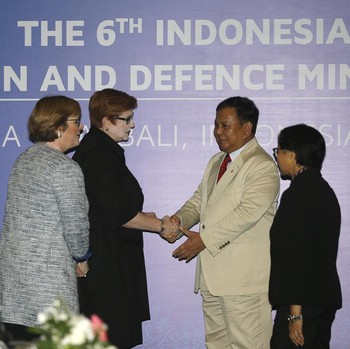 Duet Prabowo-Retno Temui Menhan-Menlu Australia, Ada Apa?