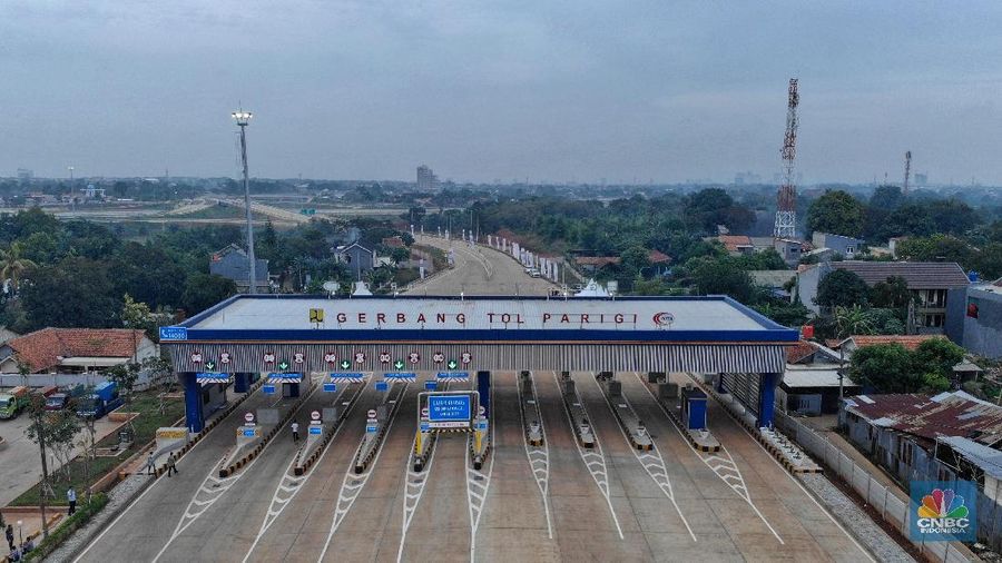 Penampakan Udara Tol Kunciran-Serong (CNBC Indonesia/Andrean Kristianto)