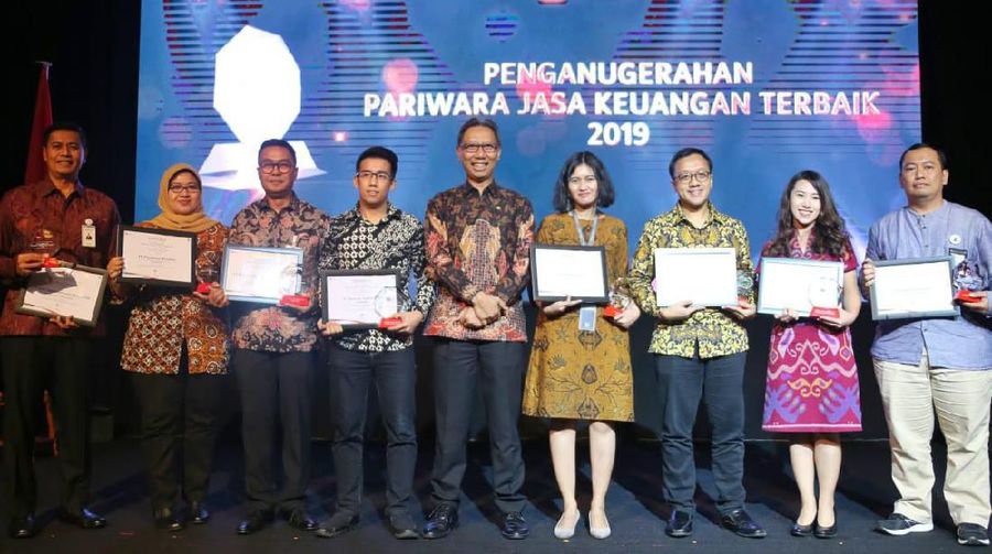 BNI Group memenangkan Kategori Pariwara Televisi pada acara Penganugerahan Pariwara Jasa Keuangan Terbaik 2019 di Jakarta, (Kamis, 5/12/2019). (Dok. BNI)
