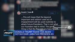 Trump Yakin Tak Akan Tergeser dari Kursi Presiden AS