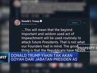 Trump Yakin Tak Akan Tergeser dari Kursi Presiden AS