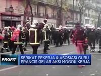 Serikat Pekerja & Asosiasi Guru Prancis Mogok Kerja