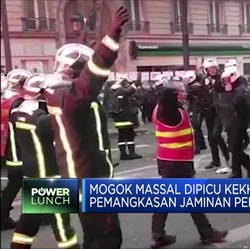 Dilanda Aksi Mogok, Prancis Lumpuh