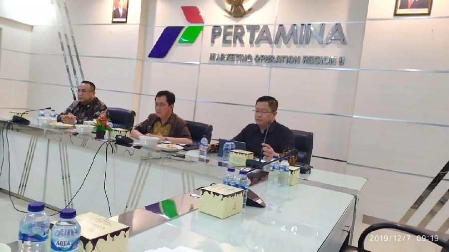 Kepala BPH Migas M. Fanshurullah Asa melakukan koordinasi dengan sejumlah pihak di Sumatra Selatan, Sabtu (7/12/19).
