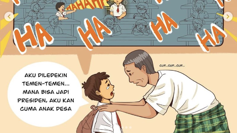 Cita-cita setinggi langit seperti yang disampaikan Soekarno juga pernah ada di kepala bocah asal Solo. Ialah presiden kita sekarang, Joko Widodo.
