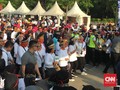 Iriana Jokowi dan Istri Pejabat Peringati Hari Ibu di Senayan