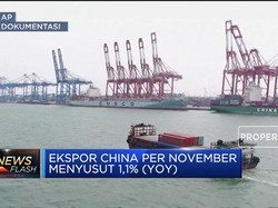 Gawat... Ekspor China Terkontraksi Lagi..