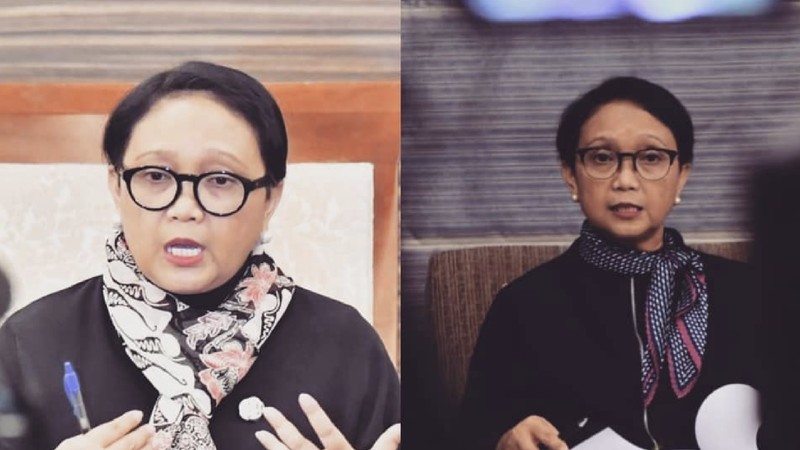 Ada yang berbeda dari penampilan Menteri Luar Negeri (Menlu) RI, Retno Marsudi. Wanita berusia 57 tahun itu kini semakin segar, modis, dan awet muda.