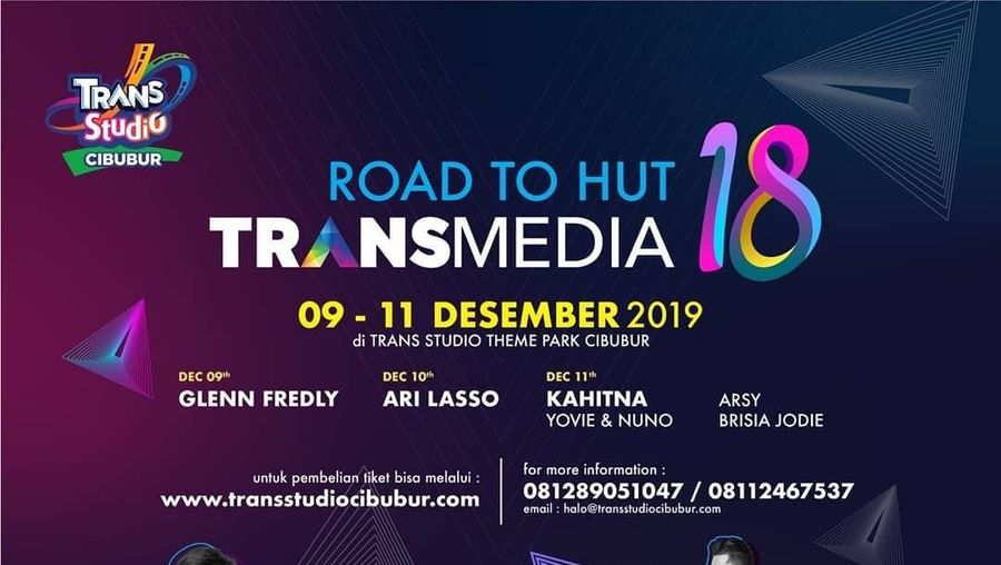 Jelang HUT Transmedia, para penyanyi mulai lakukan persiapan di Trans Studio Cibubur. Anda bisa ikut menikmatinya!