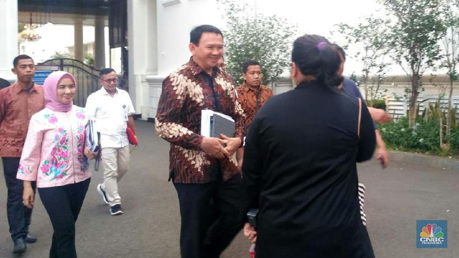 Basuki Tjahaja Purnama  (Ahok) (CNBC Indonesia/Muhammad Choirul Anwar)