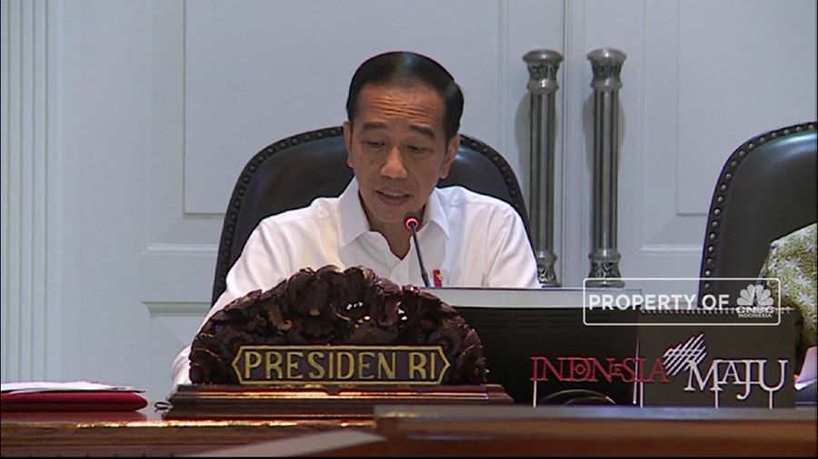 Presiden Joko Widodo (Jokowi) menggelar Rapat Terbatas di Kantor Presiden