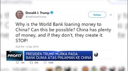 Presiden Trump Murka karena Bank Dunia Beri Pinjaman ke China