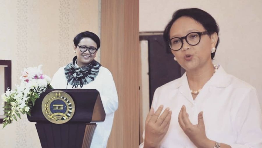 Ada yang berbeda dari penampilan Menteri Luar Negeri (Menlu) RI, Retno Marsudi. Wanita berusia 57 tahun itu kini semakin segar, modis, dan awet muda.