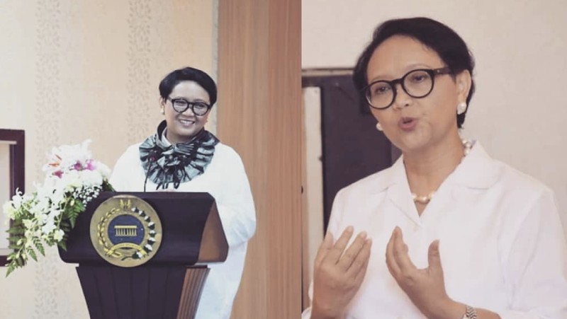 Ada yang berbeda dari penampilan Menteri Luar Negeri (Menlu) RI, Retno Marsudi. Wanita berusia 57 tahun itu kini semakin segar, modis, dan awet muda.